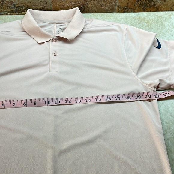 Nike Men Dri-Fit Polo Shirt Short Sleeve Logo Sports Casual Button Collar Size M - Picture 8 of 12